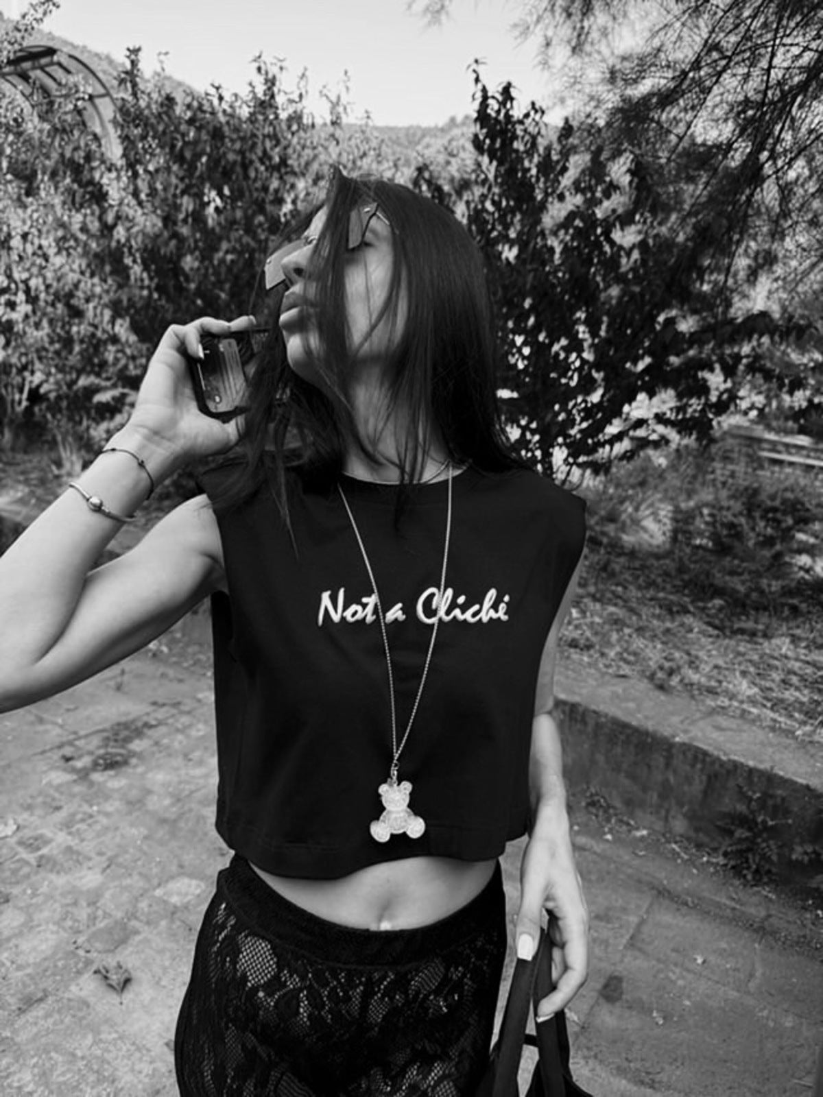 Кроп Топ с подплънки - Organic