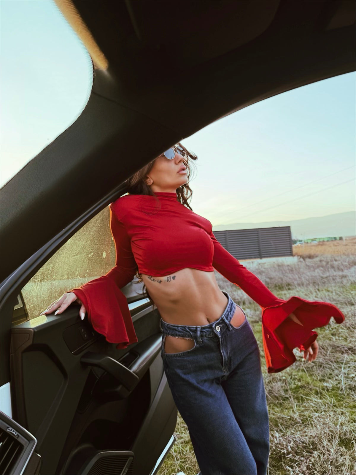 Блуза Bell Crop