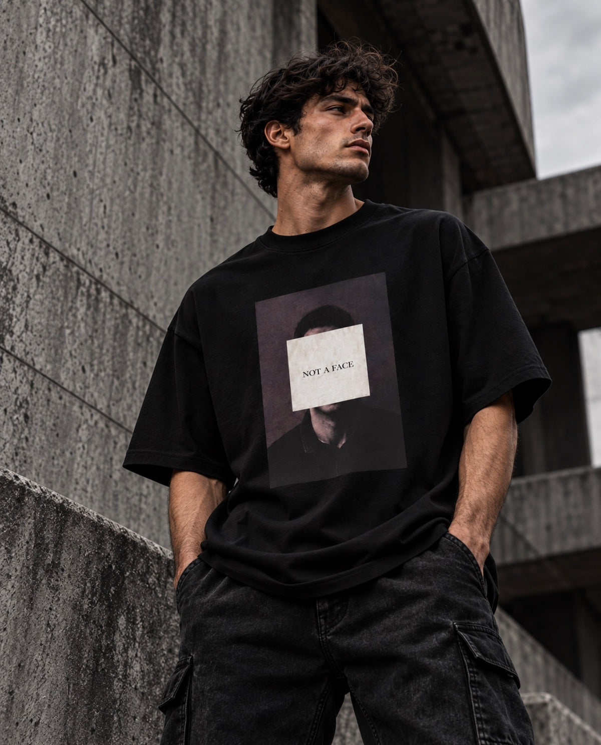 Мъжка Тениска Not a Face - Limited