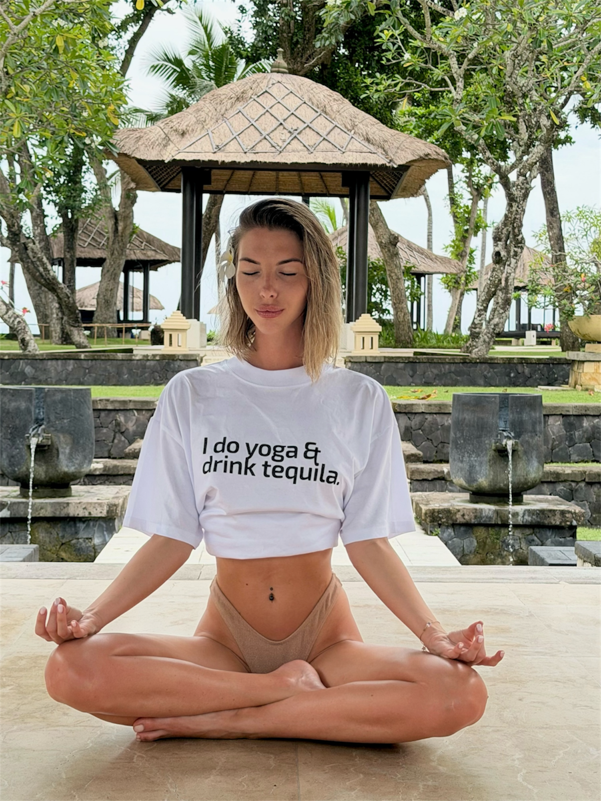 Тениска Yoga & Tequila - Organic