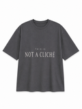 Мъжка тениска Not a cliché