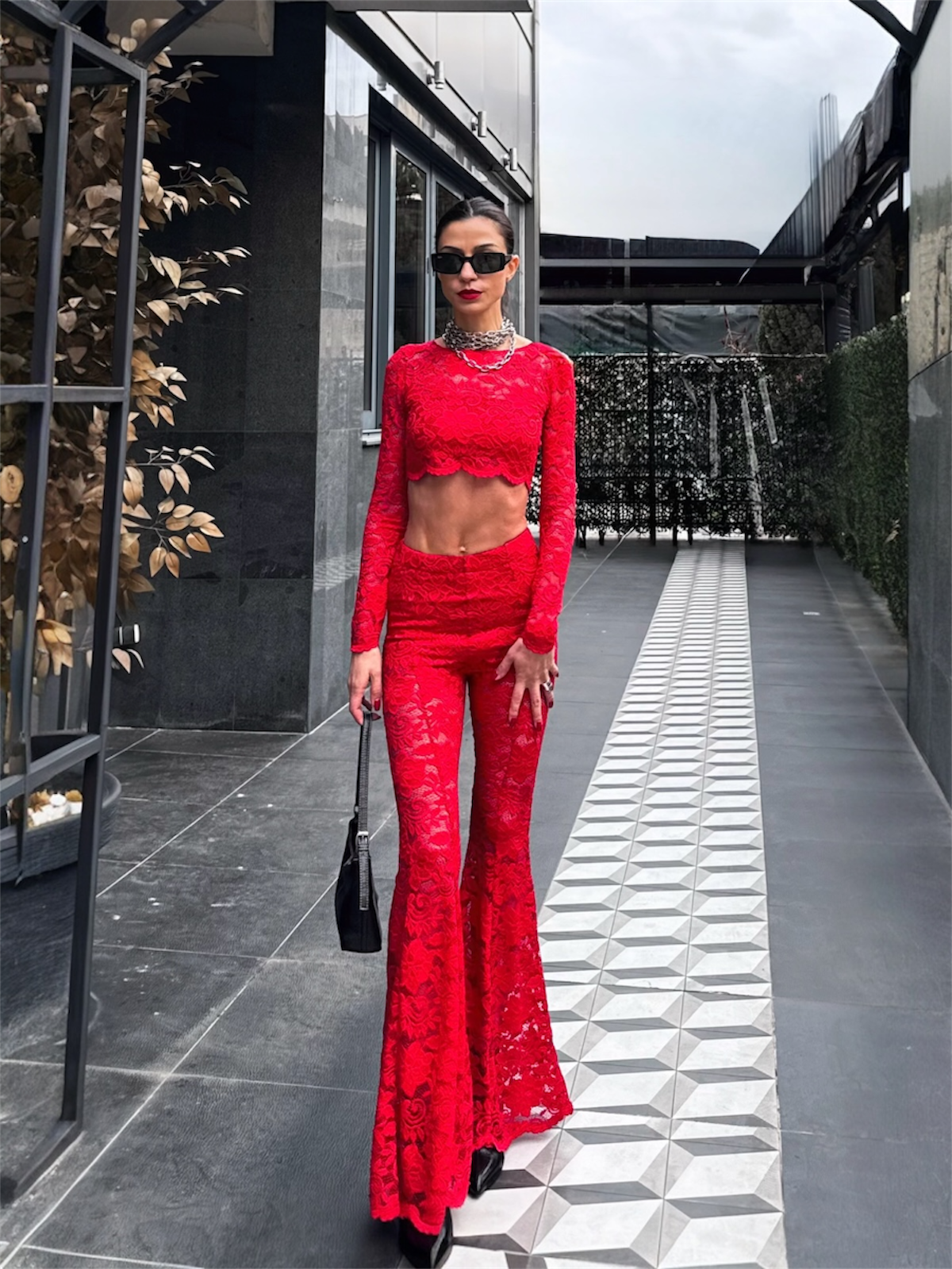 Дантелен сет Scarlet