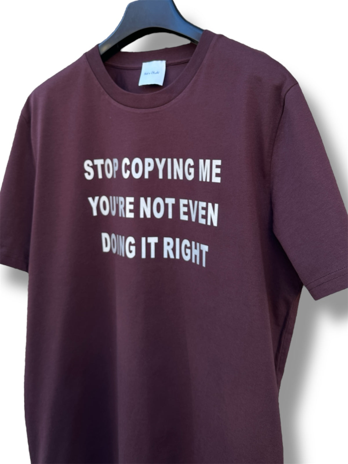 Тениска STOP COPYING ME - Organic